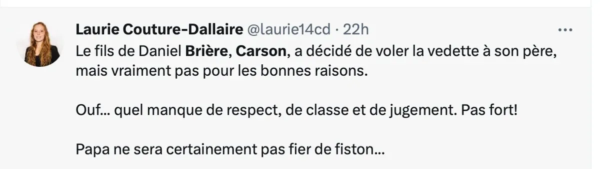 Le fils de Daniel Brière JUGÉ par le TRIBUNAL POPULAIRE