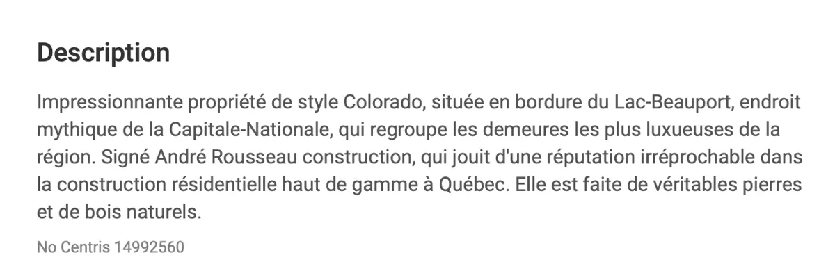 Patrick Roy s'est fait avoir par son agent immobilier