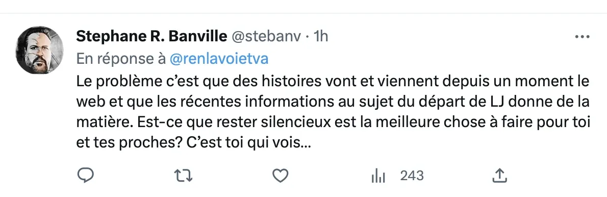 Renaud Lavoie se livre ÉMOTIONNELLEMENT