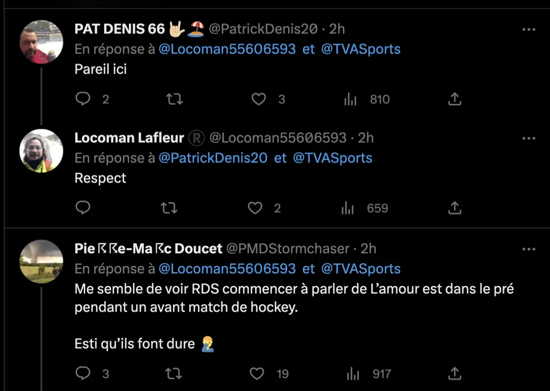 MALAISE à TVA Sports, une publicité de la Voix ENRAGE le public