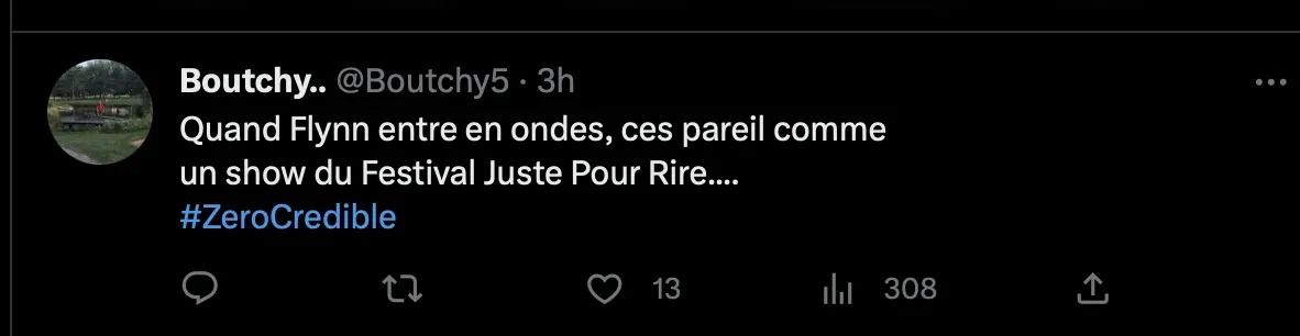 Norman Flynn perd la tête en ondes, le public demande sa démission