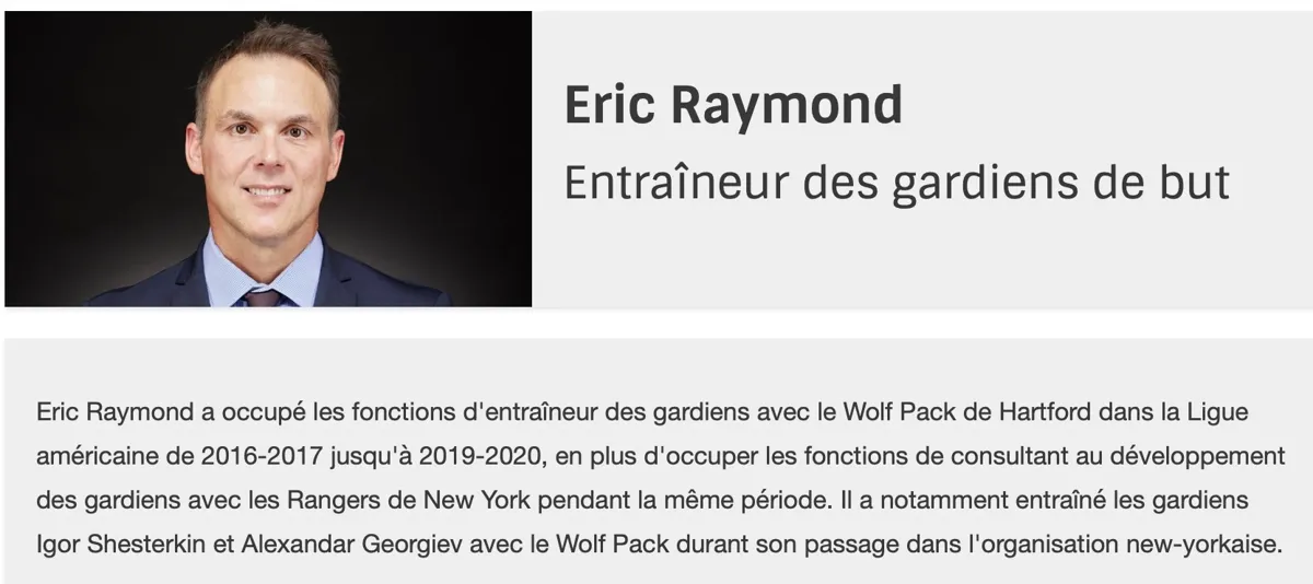 Carey Price veut VOLER la JOB d'Éric Raymond