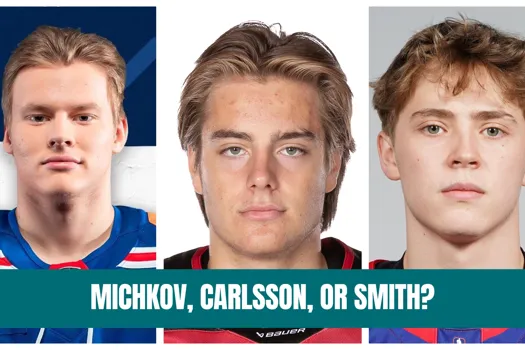 Michkov ou Smith: les Sharks prendront la décision pour Kent Hughes