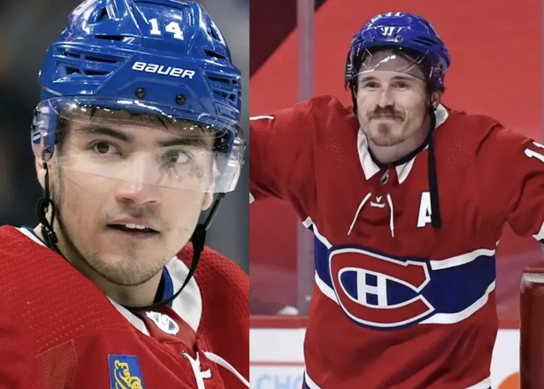 Brendan Gallagher donne une leçon à Nick Suzuki