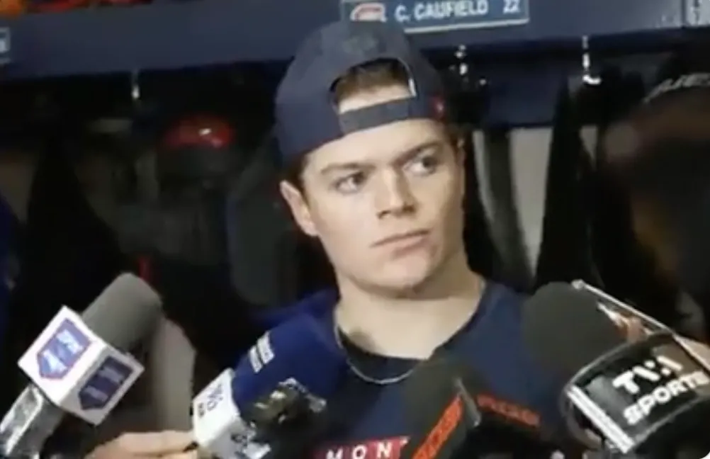 Vidéo: Cole Caufield envoie un journaliste au tapis