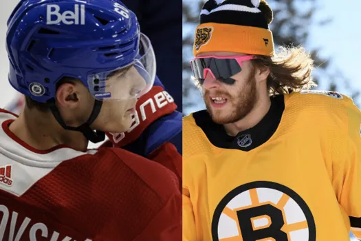 Le coach de David Pastrnak prend Juraj Slafkovsky sous son aile