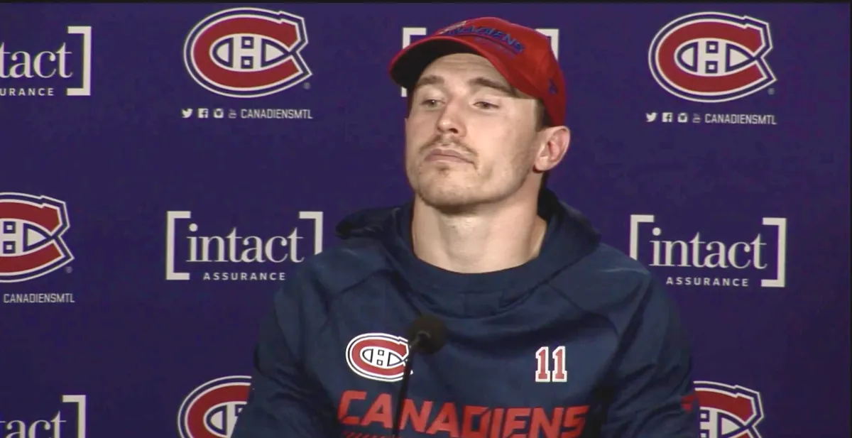 Brendan Gallagher répond aux journalistes de Montréal