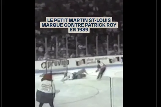 La vidéo de Martin St-Louis à 12 ans qui marque contre Patrick Roy a été retrouvée