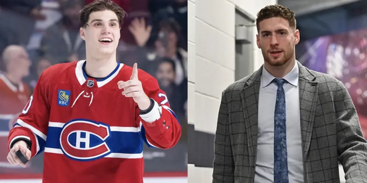 Juraj Slafkovsky donne une bonne leçon à Pierre-Luc Dubois