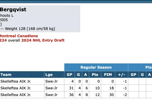 Entre le Makar russe et le géant-nain suédois, Montréal finit son repêchage