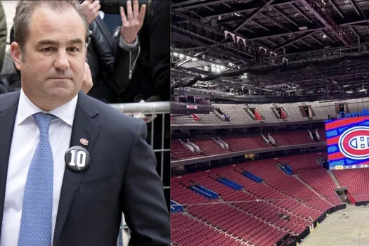 Geoff Molson devient la cible des moqueries pour son petit écran