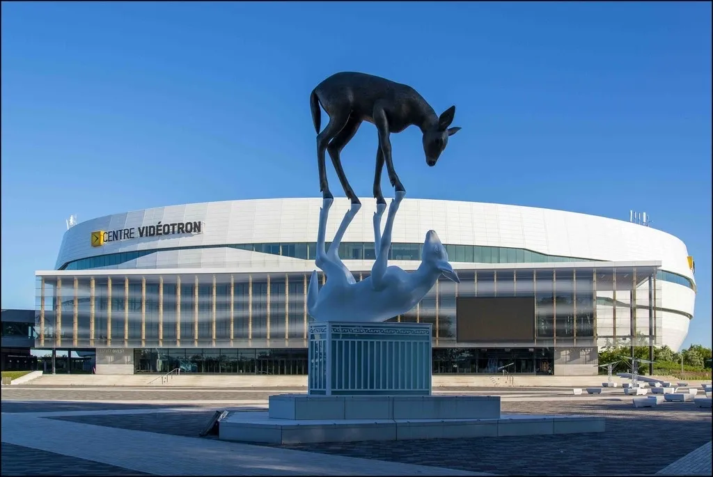 Le ciel tombe sur la tête du Centre Vidéotron