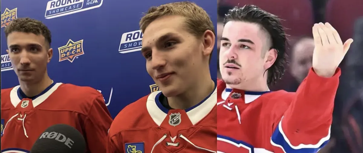 Les sueurs froides d'Arber Xhekaj: Lane Hutson et Logan Mailloux