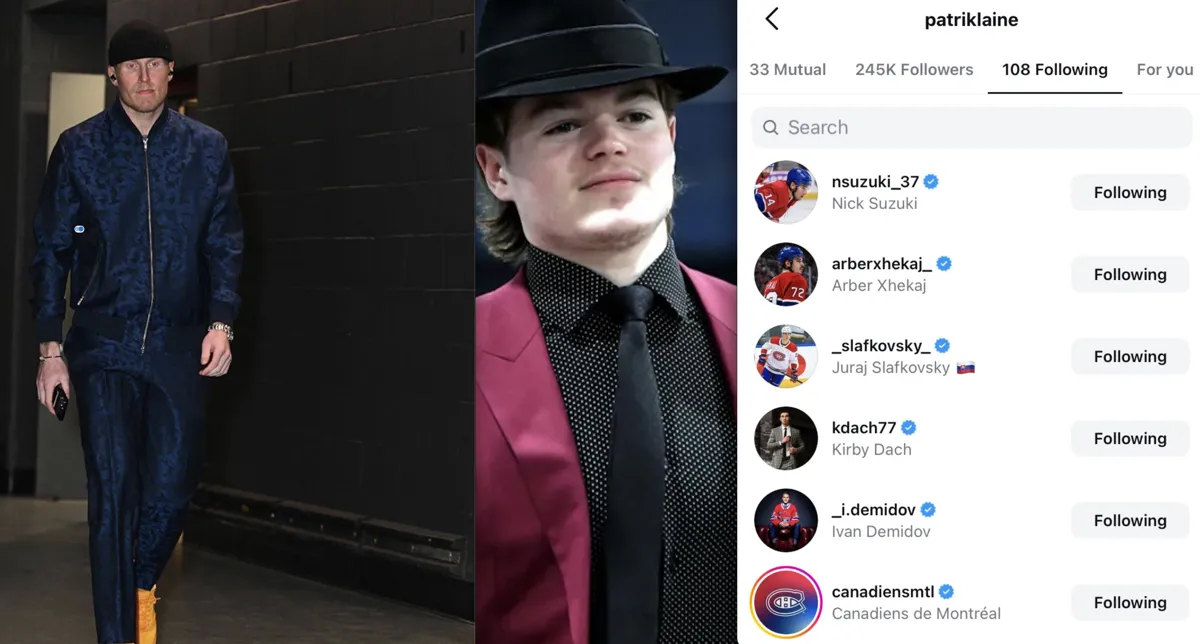 Patrik Laine suit tout le monde sur Instagram, sauf Cole Caufield...