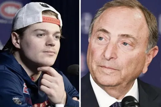 Le geste de Gary Bettman pour Cole Caufield nous donne des frissons dans le dos