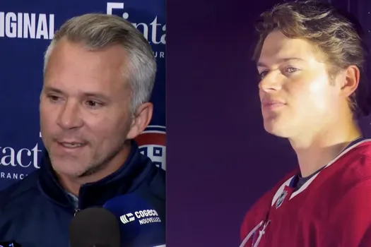 Martin St-Louis monte au front devant les journalistes pour protéger Cole Caufield