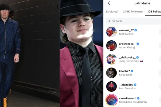 Patrik Laine suit tout le monde sur Instagram, sauf Cole Caufield...