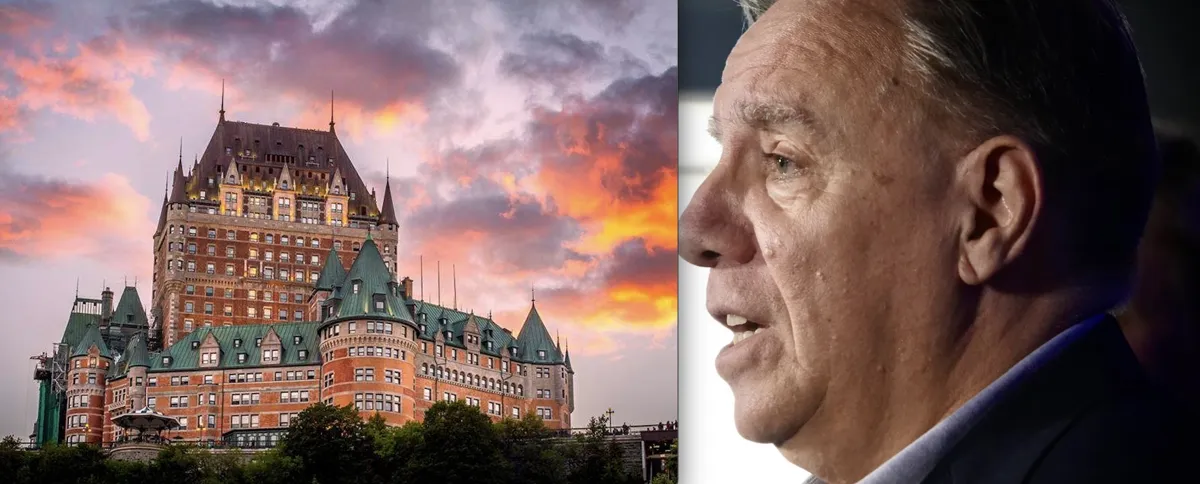 Malaise au Château Frontenac: le ciel tombe sur la tête de François Legault