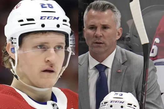 Christian Dvorak embarrassé par Martin St-Louis lors de la séance vidéo