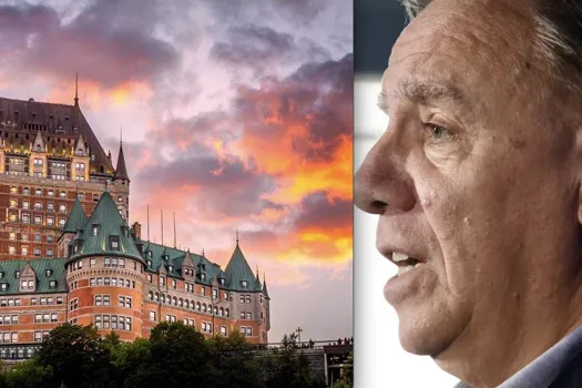 Malaise au Château Frontenac: le ciel tombe sur la tête de François Legault