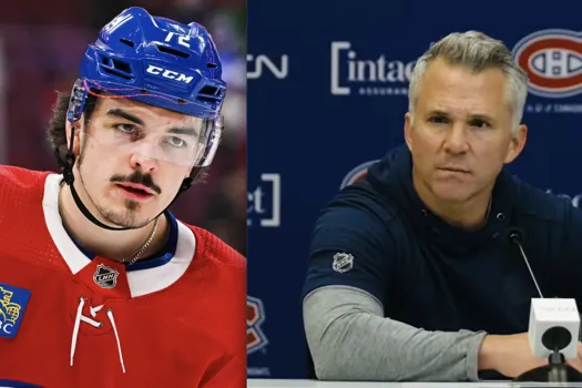 Martin St-Louis s'en prend à Arber Xhekaj devant les journalistes