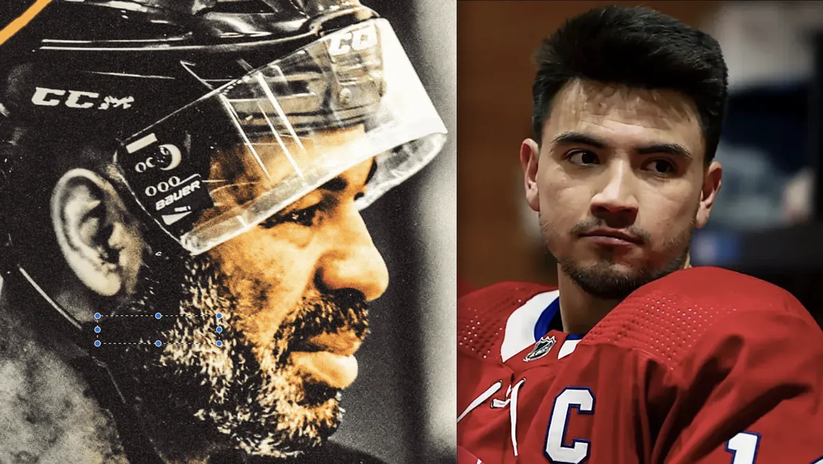 Donald Brashear tombe sur la tête de Nick Suzuki: le capitaine déchu