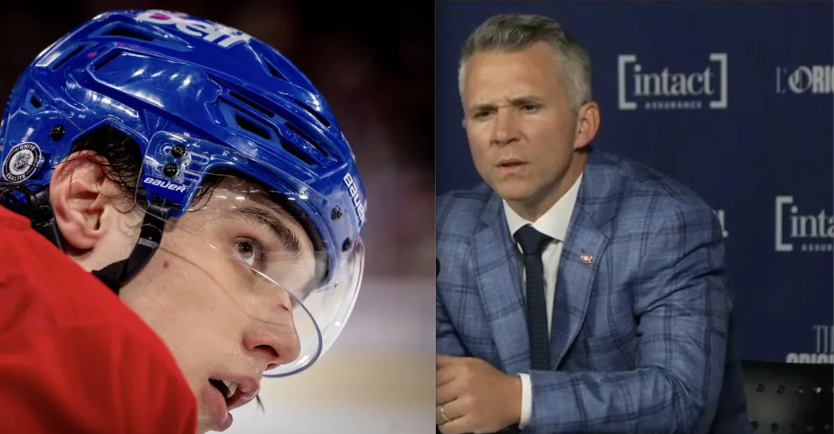 Juraj Slafkovsky a abandonné Martin St-Louis