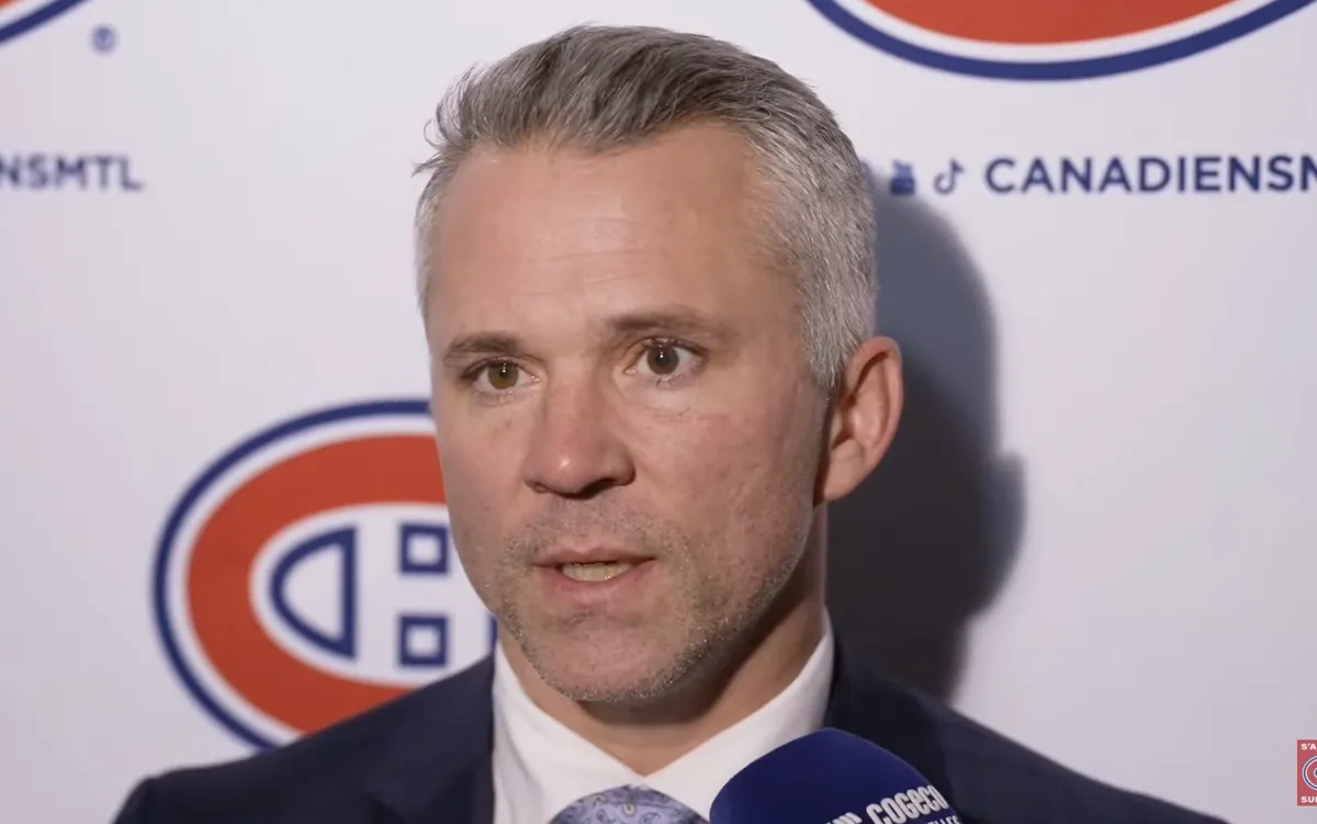 Moment d’émotion dans la salle de presse: Martin St-Louis au bord des larmes