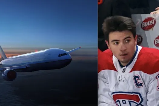 Nuit blanche dans l’avion: Nick Suzuki rencontre Kent Hughes et Jeff Gorton