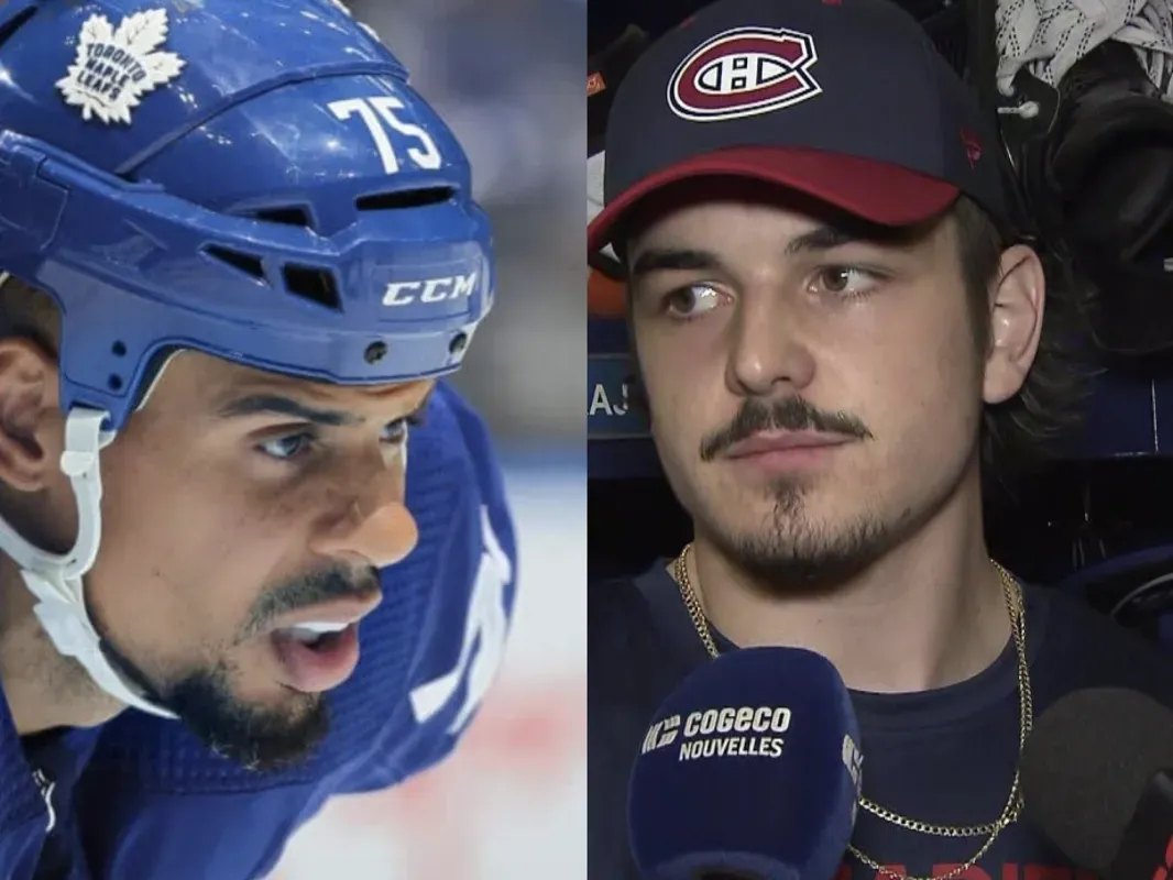 Malaise devant les caméras: Ryan Reaves tremble en parlant d'Arber Xhekaj