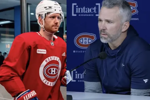 Frissons garantis: Martin St-Louis s’en prend aux fans pour protéger Mike Matheson