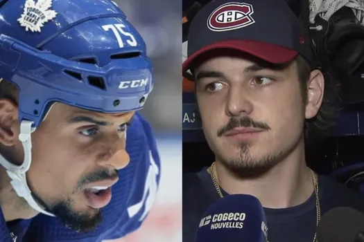 Malaise devant les caméras: Ryan Reaves tremble en parlant d'Arber Xhekaj