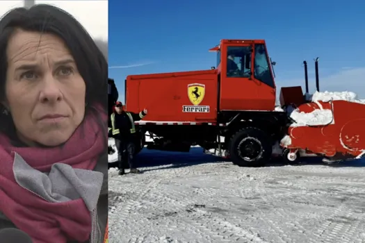 La Ferrari de Luc Poirier s'écrase dans la neige: la revanche de Valérie Plante