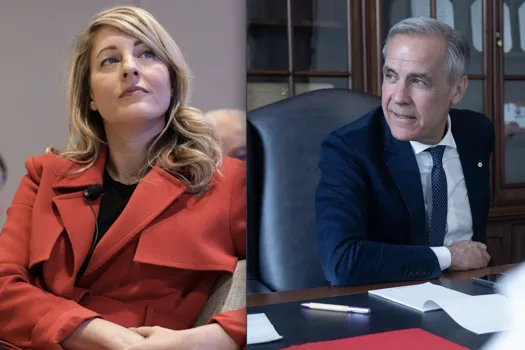 Caméra cachée: Mélanie Joly reçoit une gifle publique de Mark Carney
