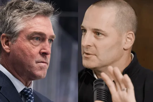 Affolement à New York: Patrick Roy et Mathieu Darche dans tous leurs états