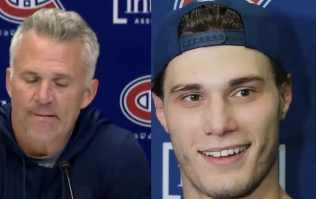 Doigt d’honneur aux médias: Martin St-Louis perd patience avec Juraj Slafkovsky