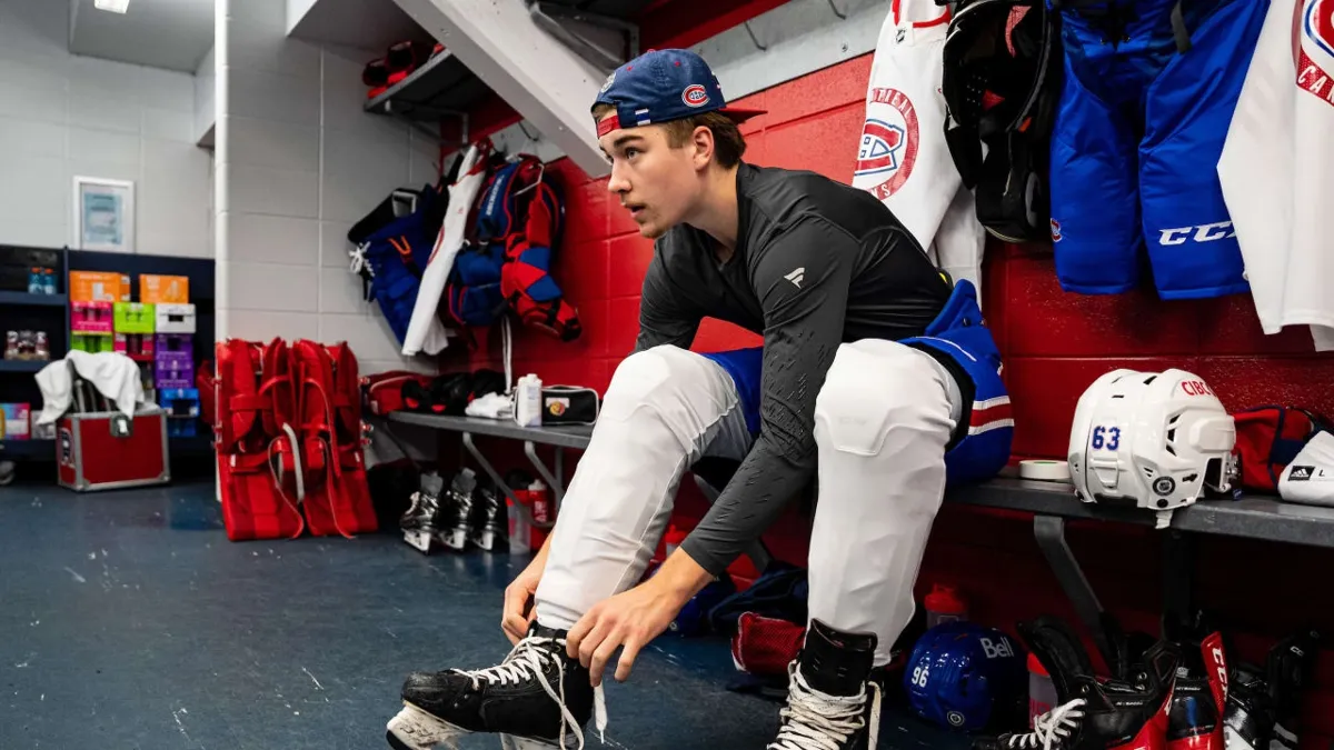 Prise de bec à Brossard: Florian Xhekaj sans pitié