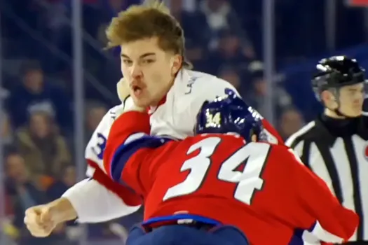 Bagarre à Brossard: Florian Xhekaj met Joshua Roy KO