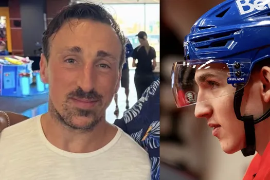 Brad Marchand s’en prend à la famille de Lane Hutson publiquement