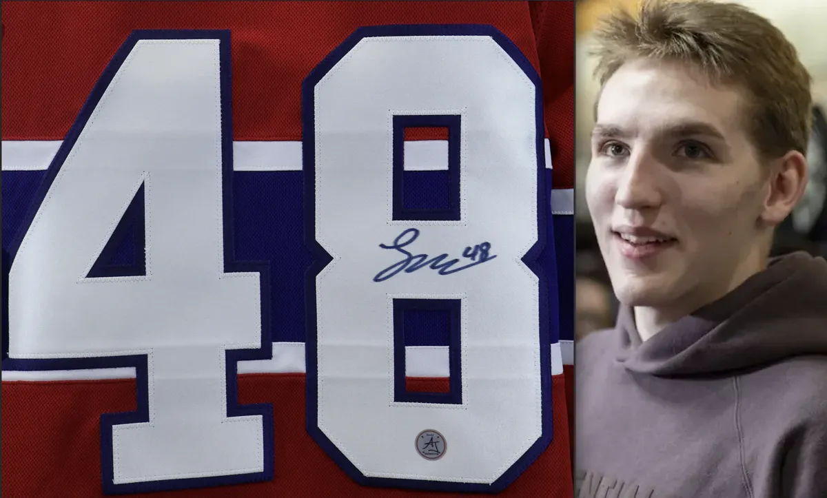 Interdiction de signer un autographe: Lane Hutson bloqué par son père