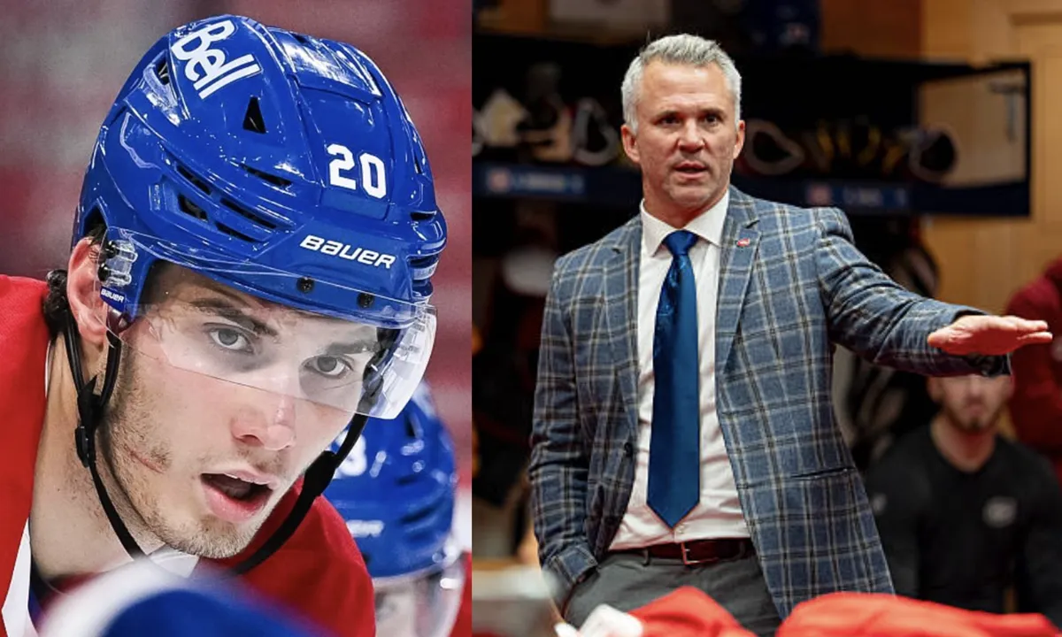 Message capté en direct : Martin St-Louis s’en est pris publiquement à Juraj Slafkovsky