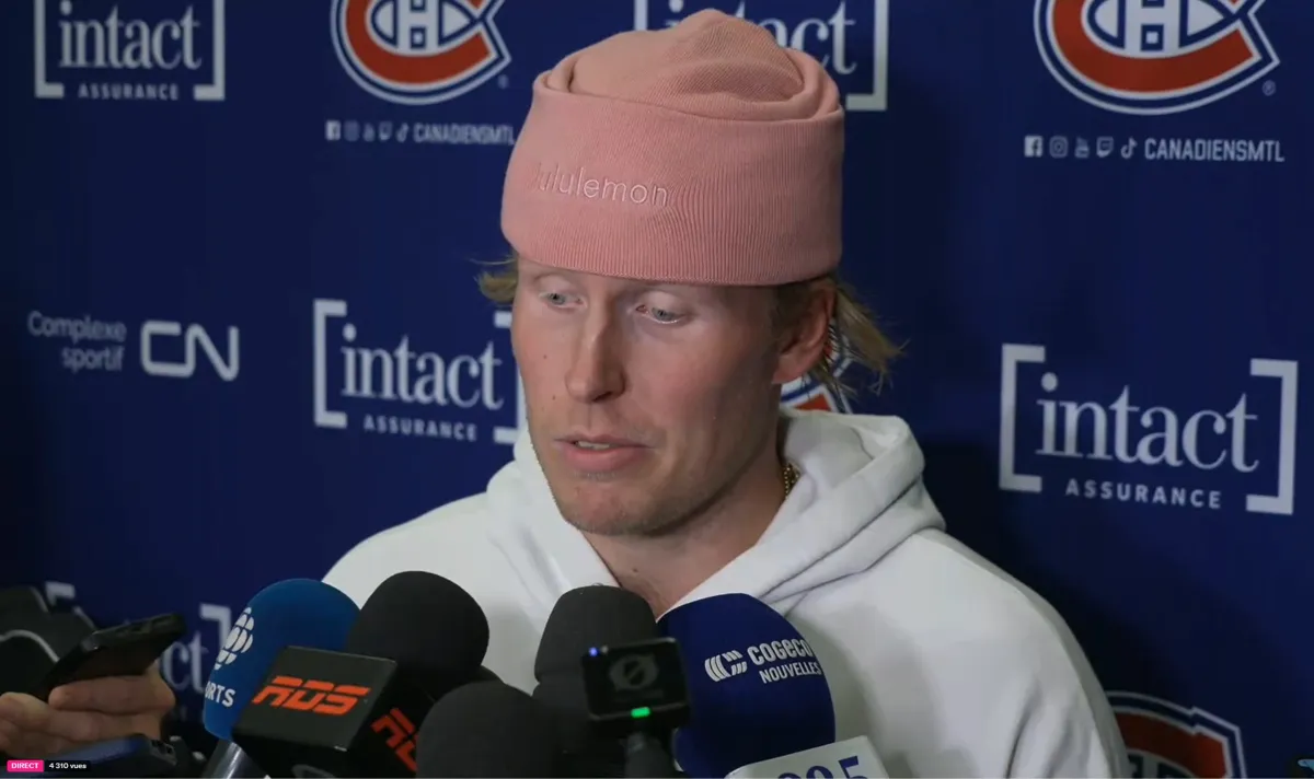 Patrik Laine a perdu la vie dans ses yeux