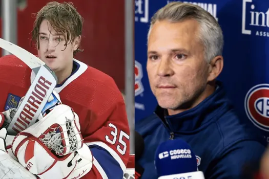 Annonce de TVA Sports: Martin St-Louis abandonne Samuel Montembeault