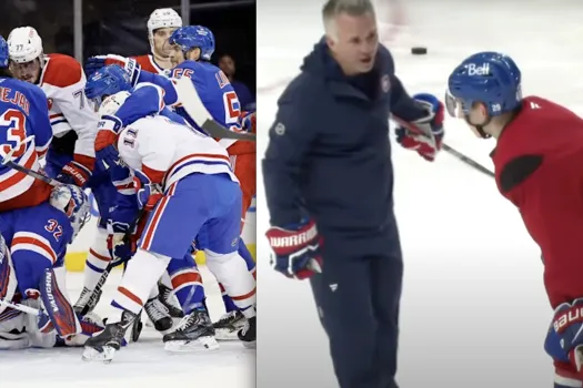 Discussion animée entre Lane Hutson et Martin St-Louis: le CH intimidé