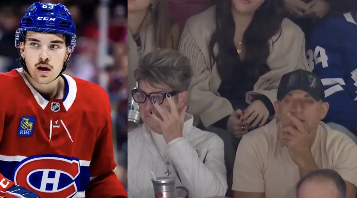 Frissons au Centre Bell: la mère de Florian Xhekaj fond en larmes