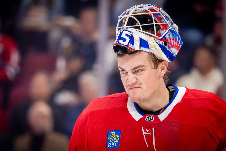 Pire timing pour Samuel Montembeault: malaise dans la salle de presse