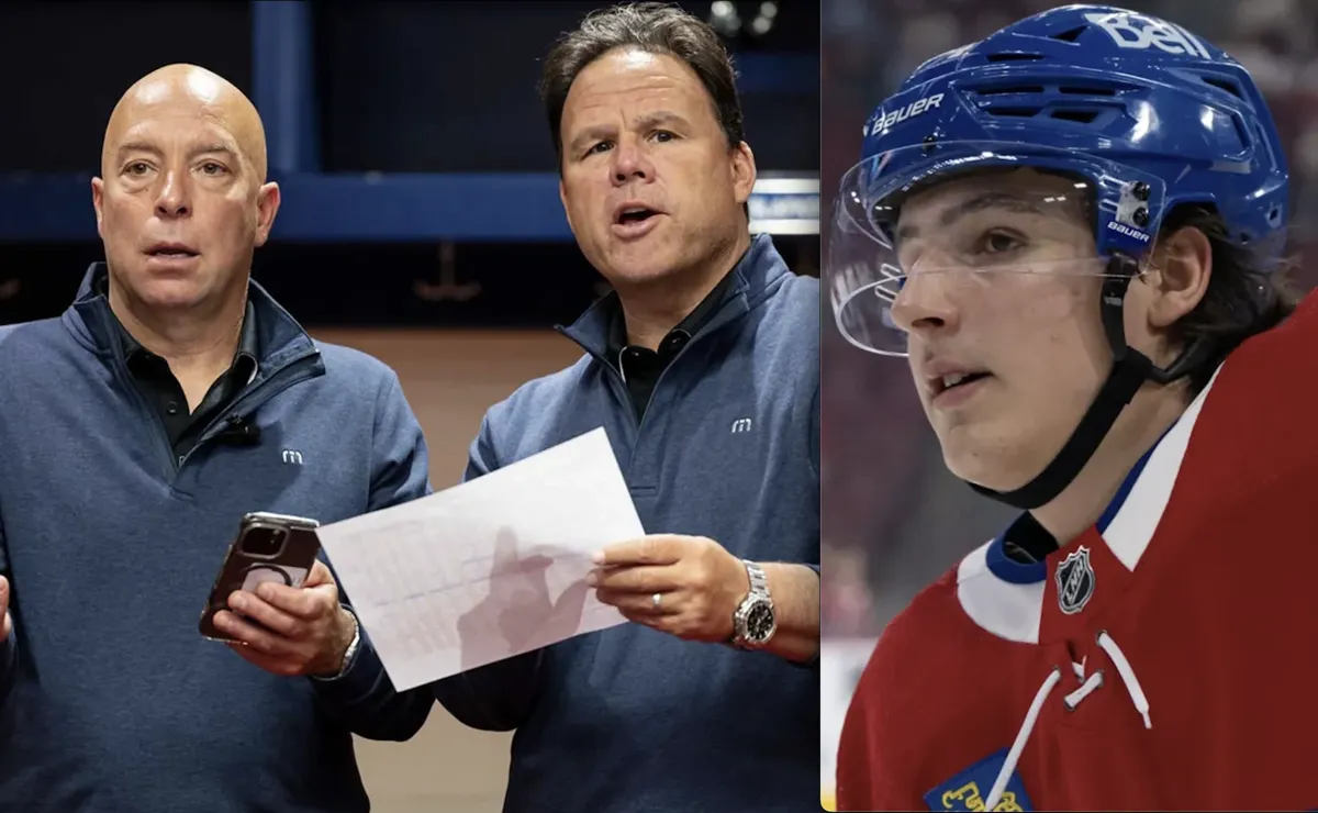 Réunion tendue: Kent Hughes et Jeff Gorton ramassent David Reinbacher