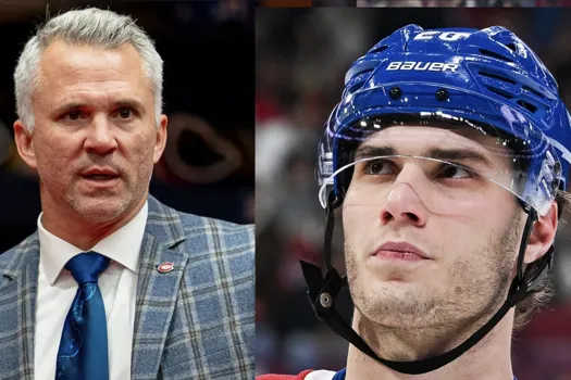 Le premier trio démembré par Martin St-Louis : Slafkovsky rétrogradé