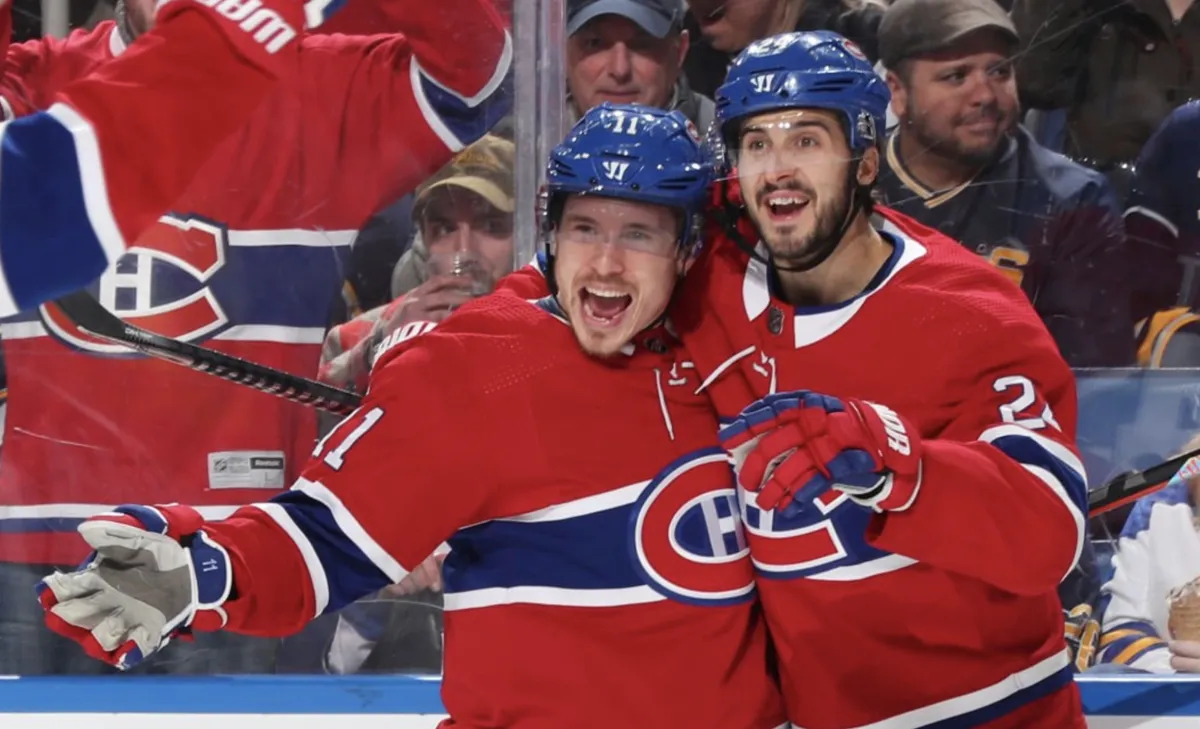 Brendan Gallagher ne pouvait cacher son sourire : le retour de Danault ne rajeunit personne
