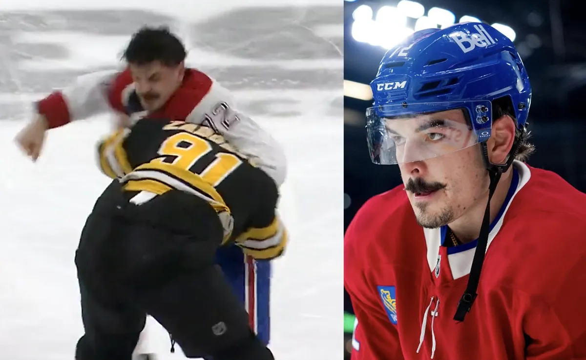 Candidat au combat de l'année: Arber Xhekaj et Zadorov se livrent un furieux combat